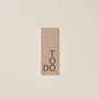 Daily To Do List Taupe