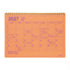 Orange notebook calendar for 2027 on a white background