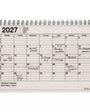 Calendar for the year 2027 with a white background