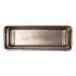 A rectangular stainless steel loaf pan with the brand name 'DULTON' embossed in the center, shown from a top-down view on a plain white background.