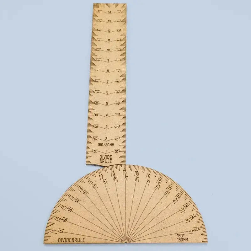 Divide & Rule Protractor and Ruler