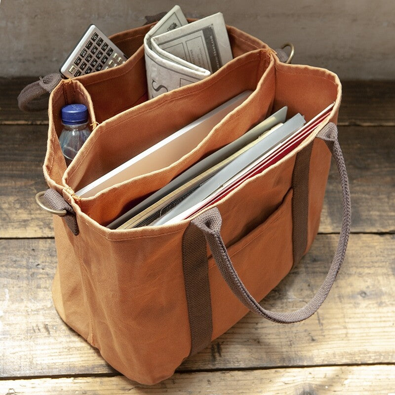 Dulton Worker Bag Camel With Stationery