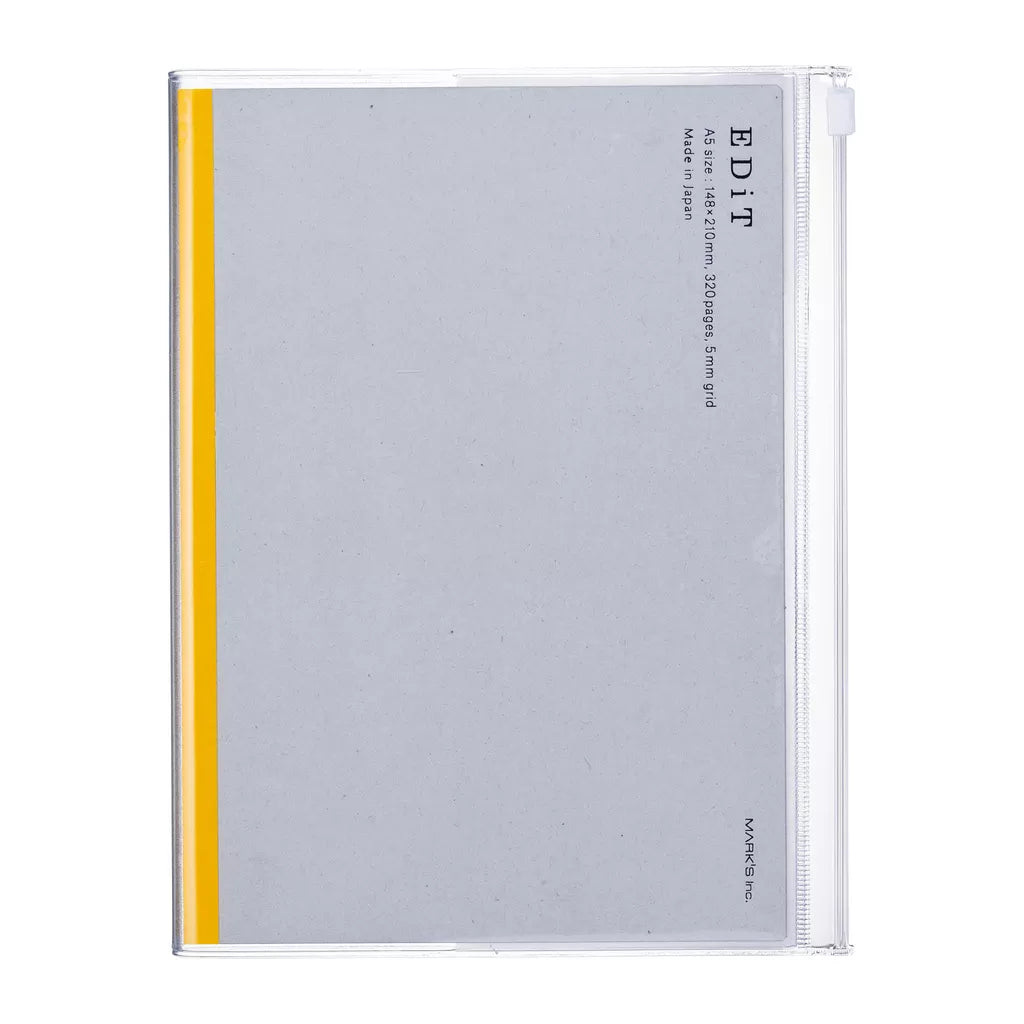 EDiT Clear Cover Notebook A5