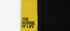 Yellow label with 'The School of Life' text on a black background