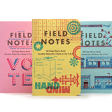 Field Notes Limited Edition United States of Letter Press Notebook - 3 Pack