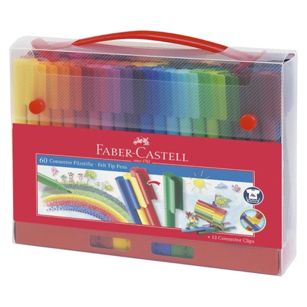 Faber-Castell Connector felt-tip pen Gift Set of 60