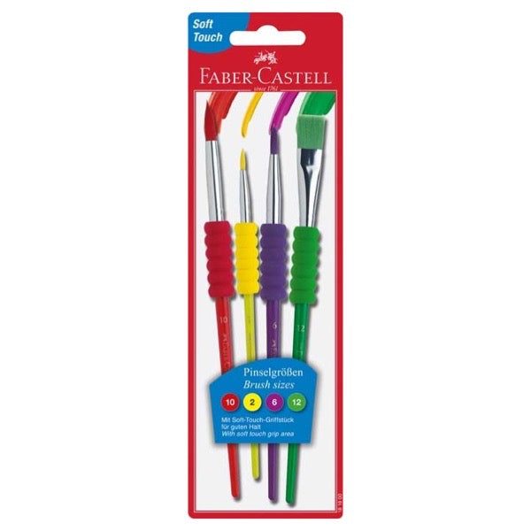 Soft Paint Brushes Set of 4