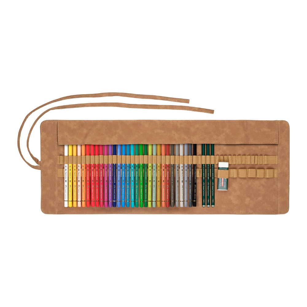 Faber-Castell Polychromos, Multicoloured, Pencil Roll Of 34