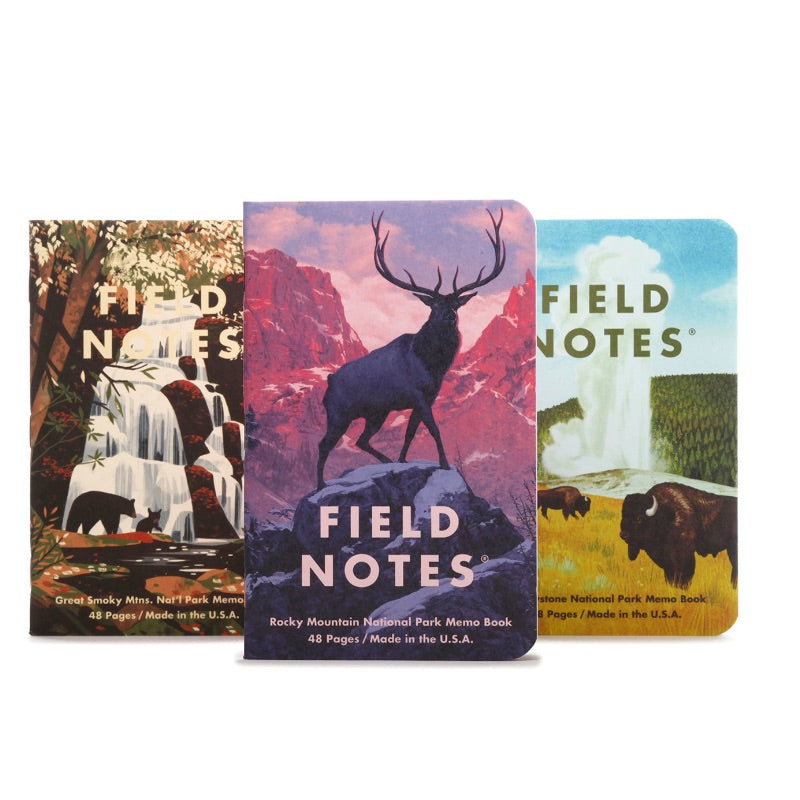 Field Notes National Parks Notebook Series