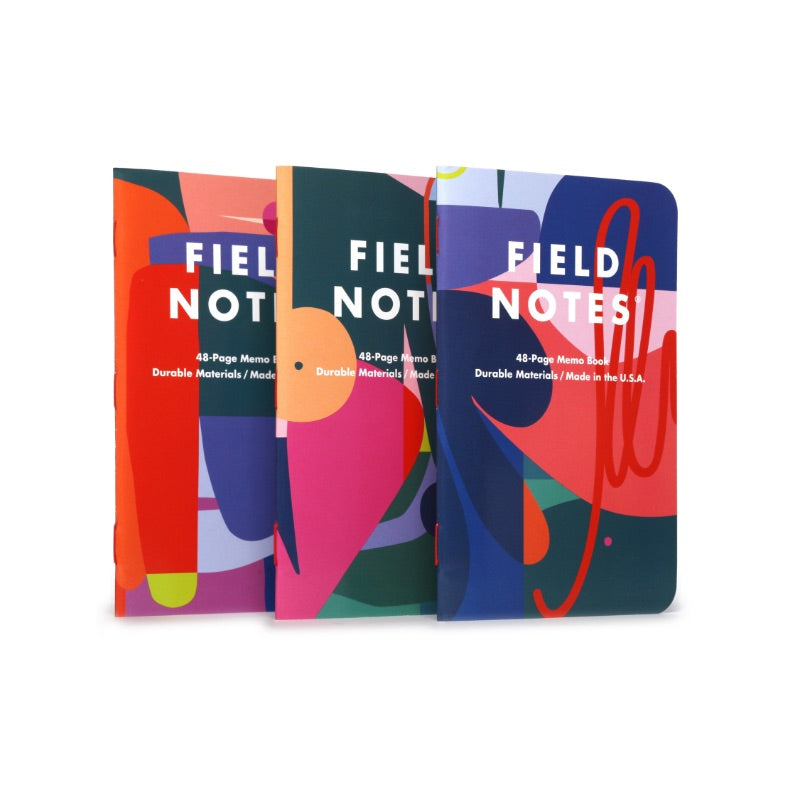 Field Notes Notebook Flora 3 Pack