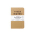 Field Notes Notebook Original Kraft 3 Pack Mixed