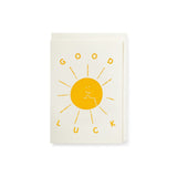 Good Luck Sun Greeting Card