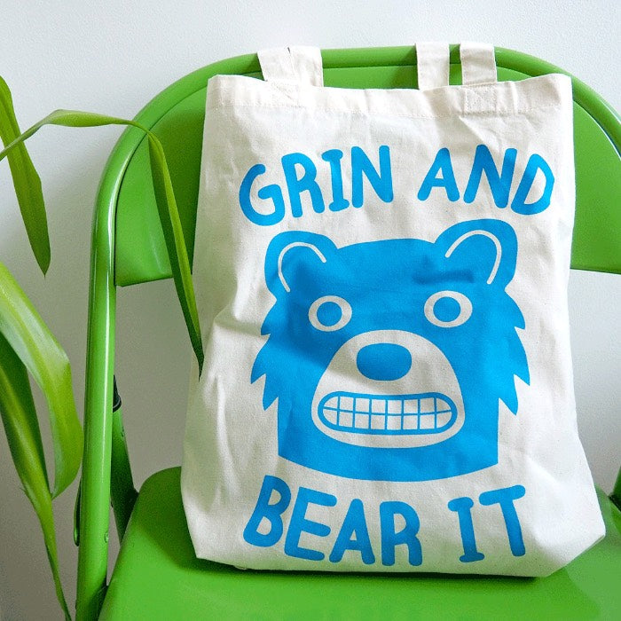 Grin And Bear It Tote Bag