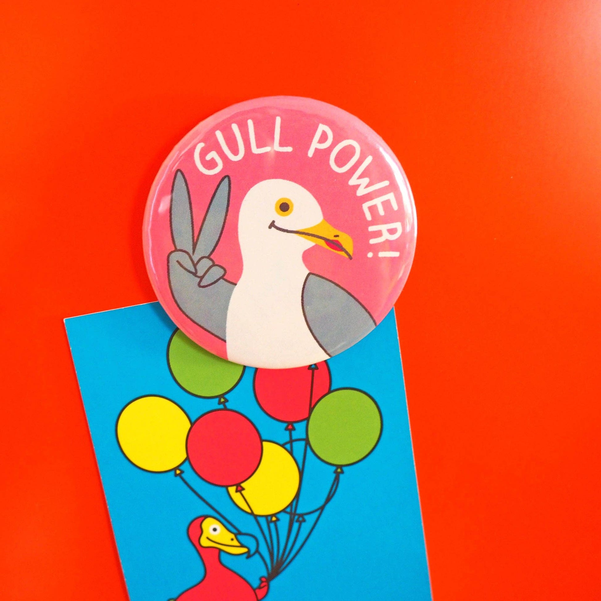 Gull Power Fridge Magnet