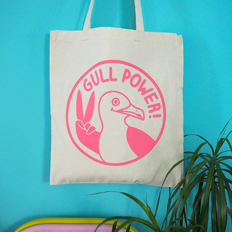 Gull Power Tote Bag