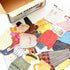 Collage of clothing samples with 'The Standard Wardrobe' box in the background