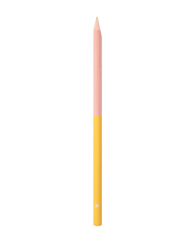 Half-Dipped Coloured Pencil