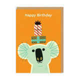 Happy Birthday Koala Greeting Card