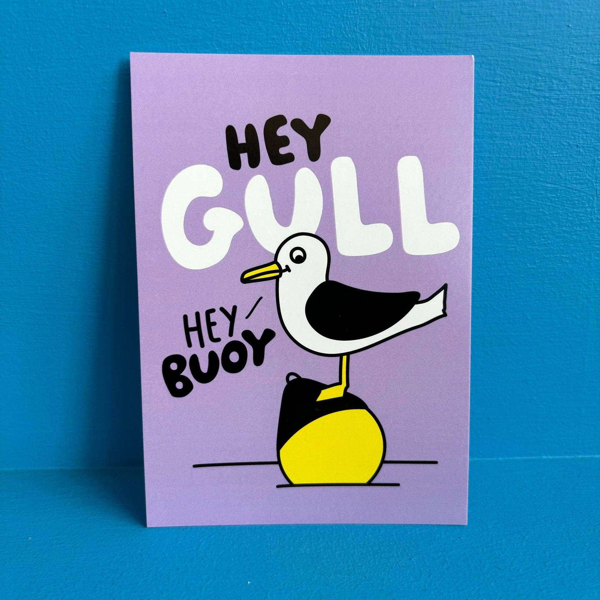 Hey Gull Hey Buoy Postcard