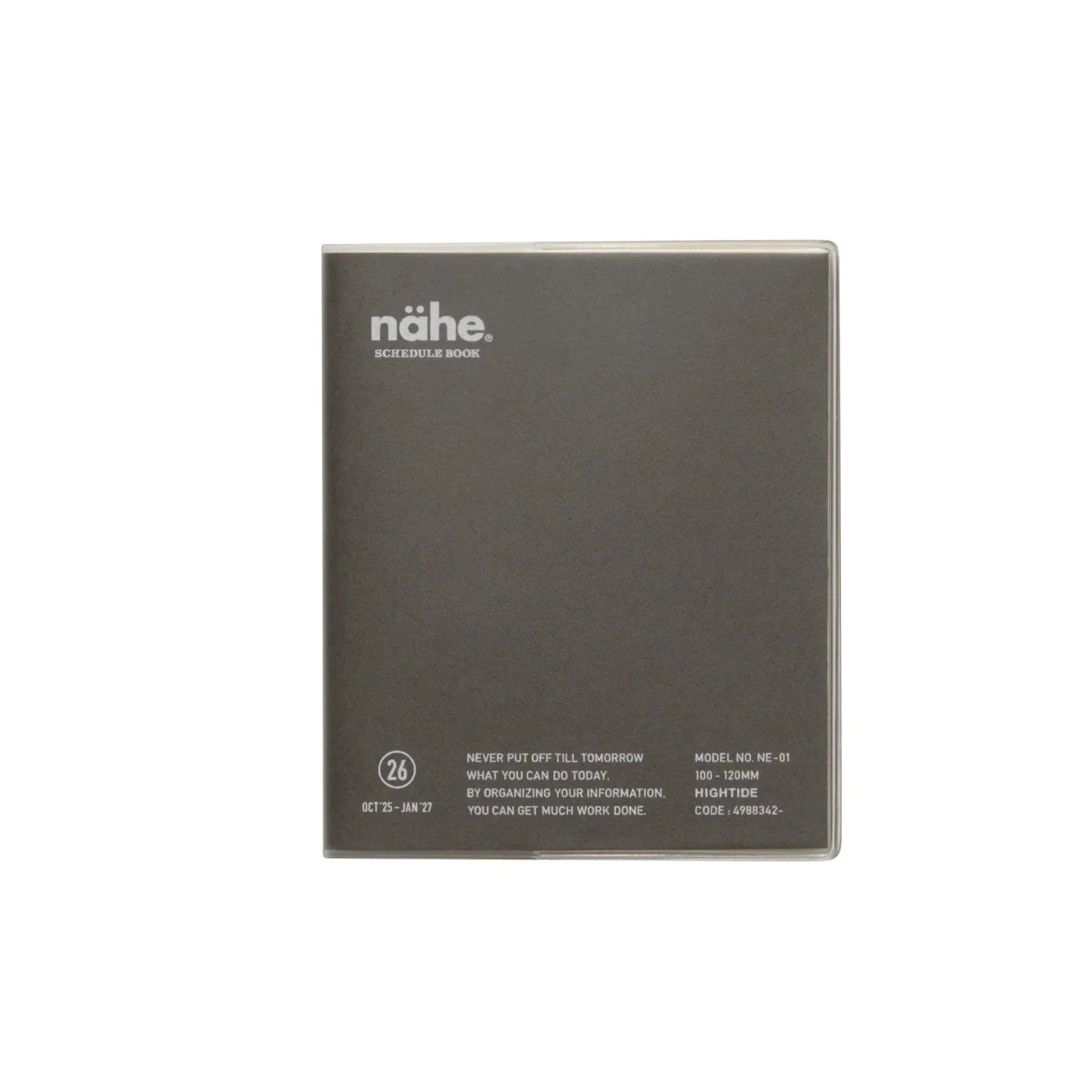 Monthly Planner from Nahe in Grey