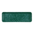 A rectangular green tray with rounded corners and a speckled texture, shown from a top-down view on a plain white background.