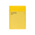 A bright yellow weekly journal cover with black printed text reading 'Une Semaine Journal Intime 2027' on a plain white background.