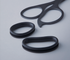 Black scissors on a light gray background