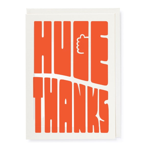 Huge Thanks Greeting Card