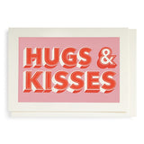 Hugs & Kisses Greeting Card