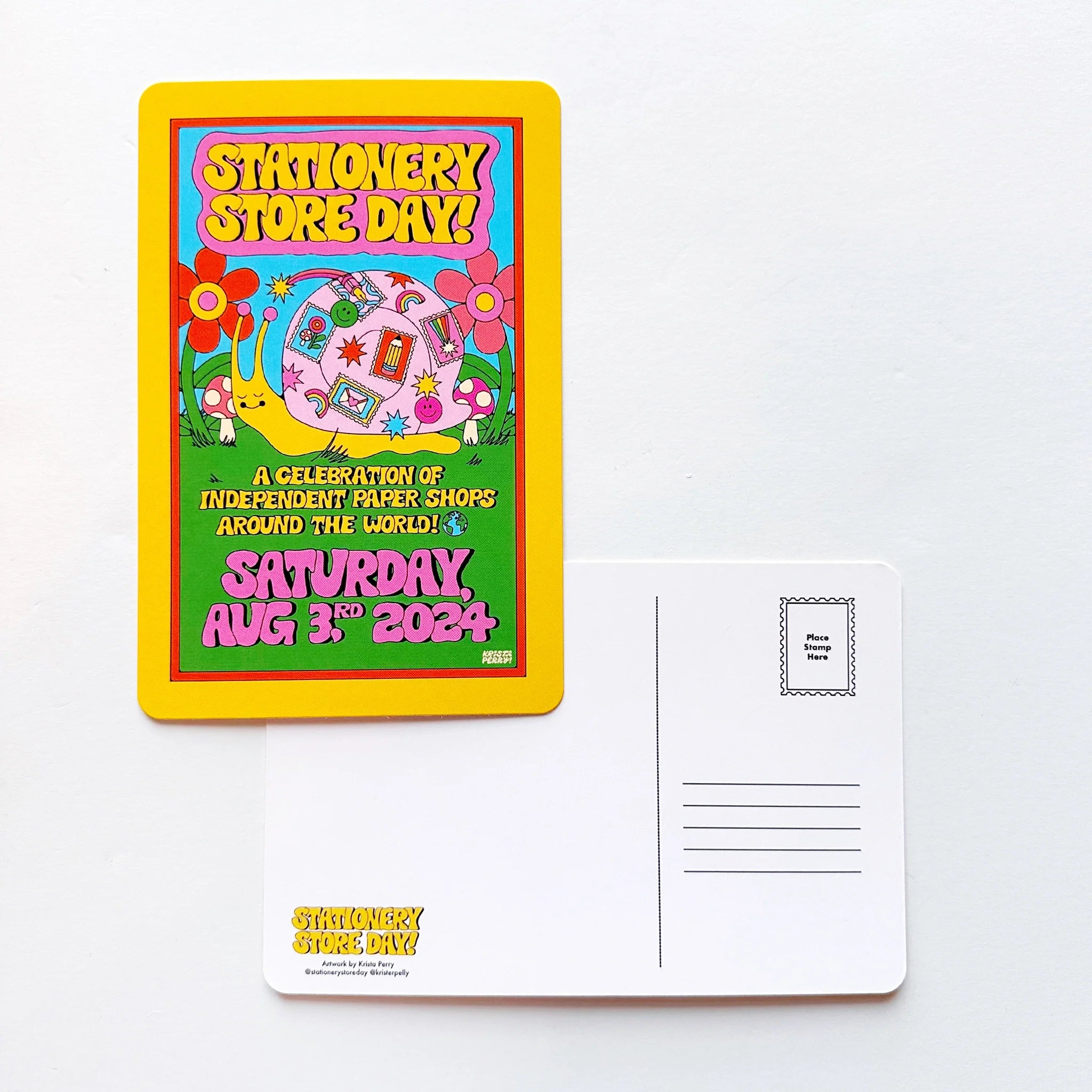 Stationery Store Day Postcard 2024
