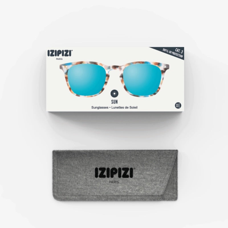 IZIPIZI Mirror Lenses Sunglasses E - Blue Tortoise