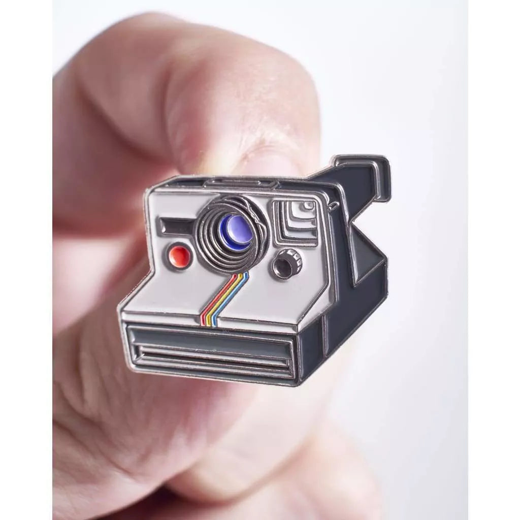 Instant Camera Pin Badge