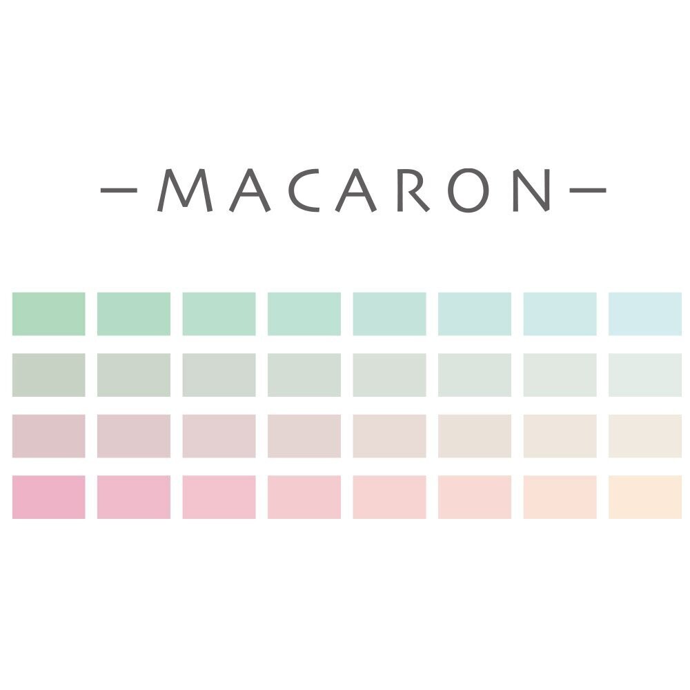 Fan Sticker Set: Macaron