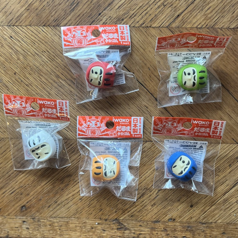 Japanese Eraser Daruma