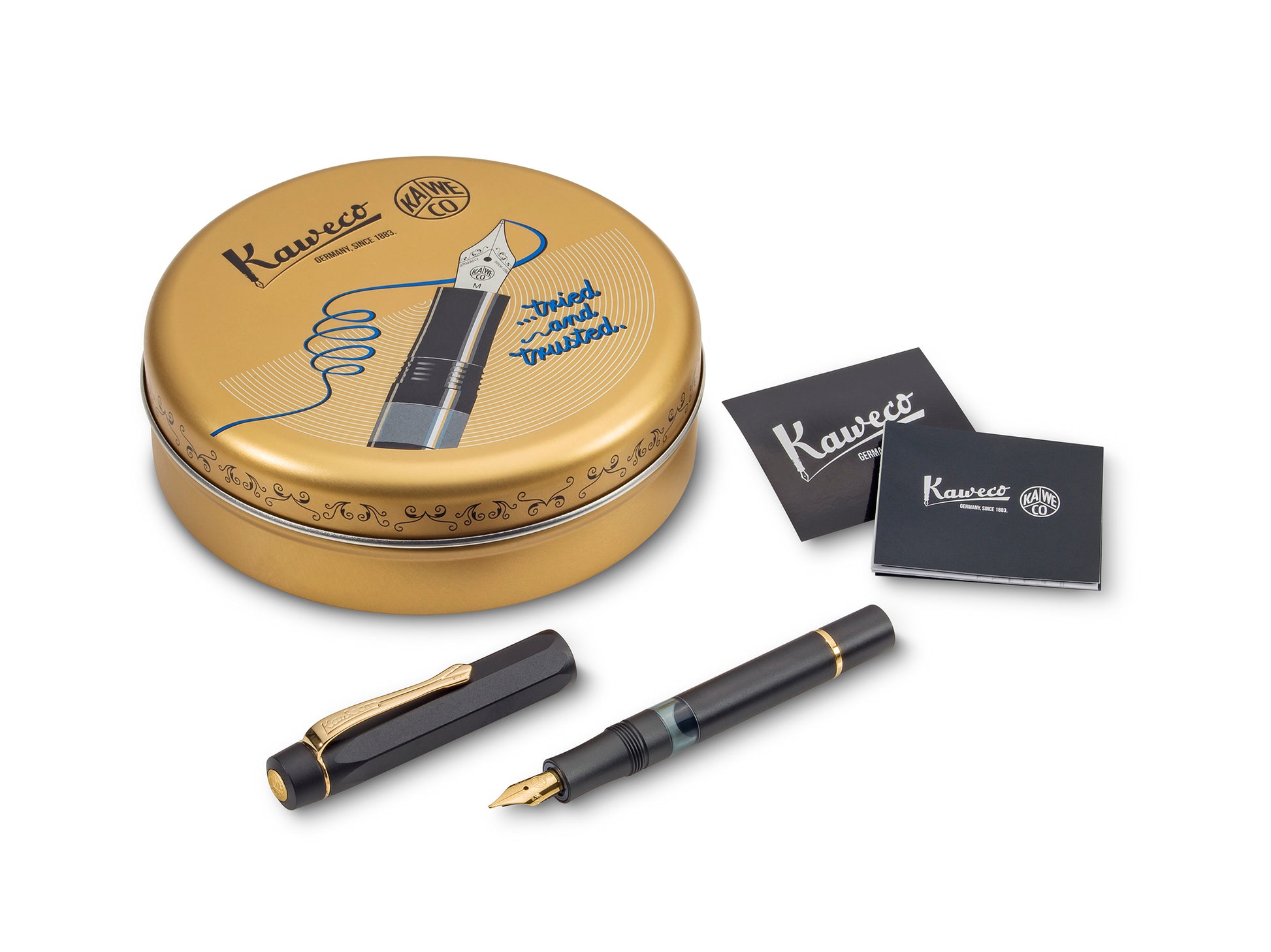 Kaweco Piston Al Sport Fountain Pen Black