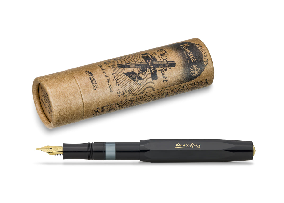 Kaweco Piston Sport Classic Fountain Pen Black