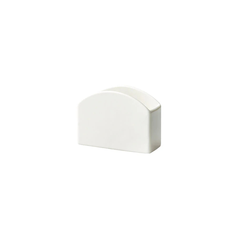 White ceramic Kinto Paper Filter Stand on a white background