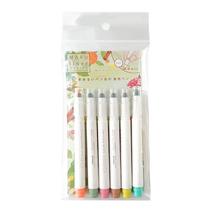 Kobaru Maru Liner Highlighter Dot Pen Sets
