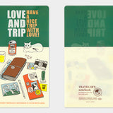 TRAVELER'S Notebook Refill: LOVE AND TRIP Clear Folder 2025