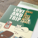 TRAVELER'S Notebook Refill: LOVE AND TRIP Clear Folder 2025