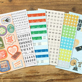 TRAVELER'S Notebook Customised Sticker Set for LOVE AND TRIP 2025