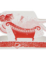 Illustration of a child taking a bath with bubbles, on a white background