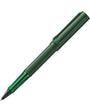 Green pen on a white background