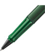 Green pen on a white background