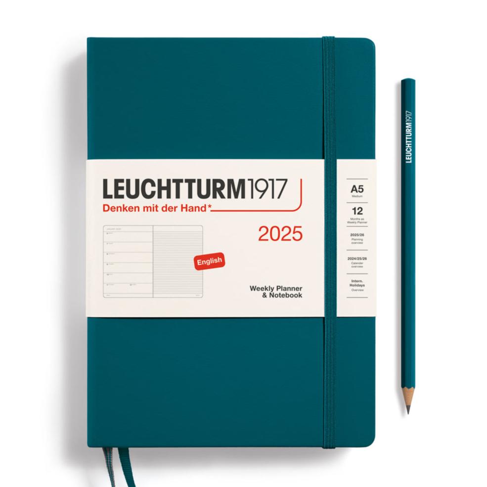 Leuchttrum1917 weekly diary and notebook 2025 Pacific