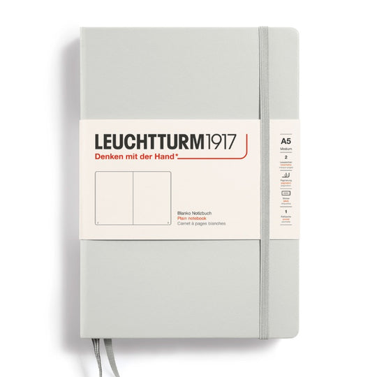 Light Grey Medium Softcover Notebook
