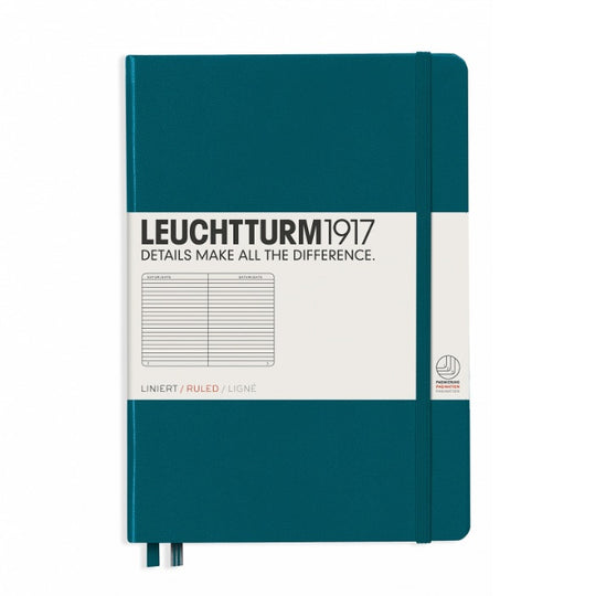 Pacific Green Medium Hardcover Notebook