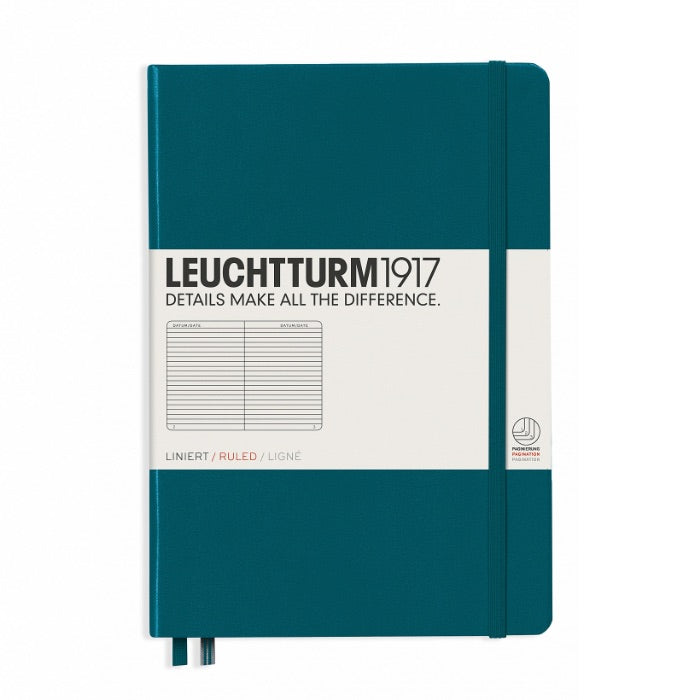 Pacific Green Medium Hardcover Notebook