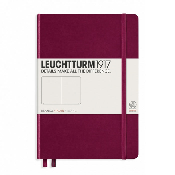Port Red Medium Hardcover Notebook