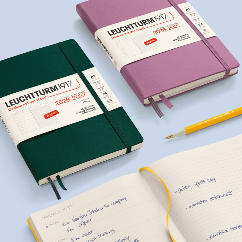 Leuchtturm1917 18 Months Weekly Diary and Notes 2027